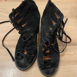 Jeffrey Campbell lace up sandals